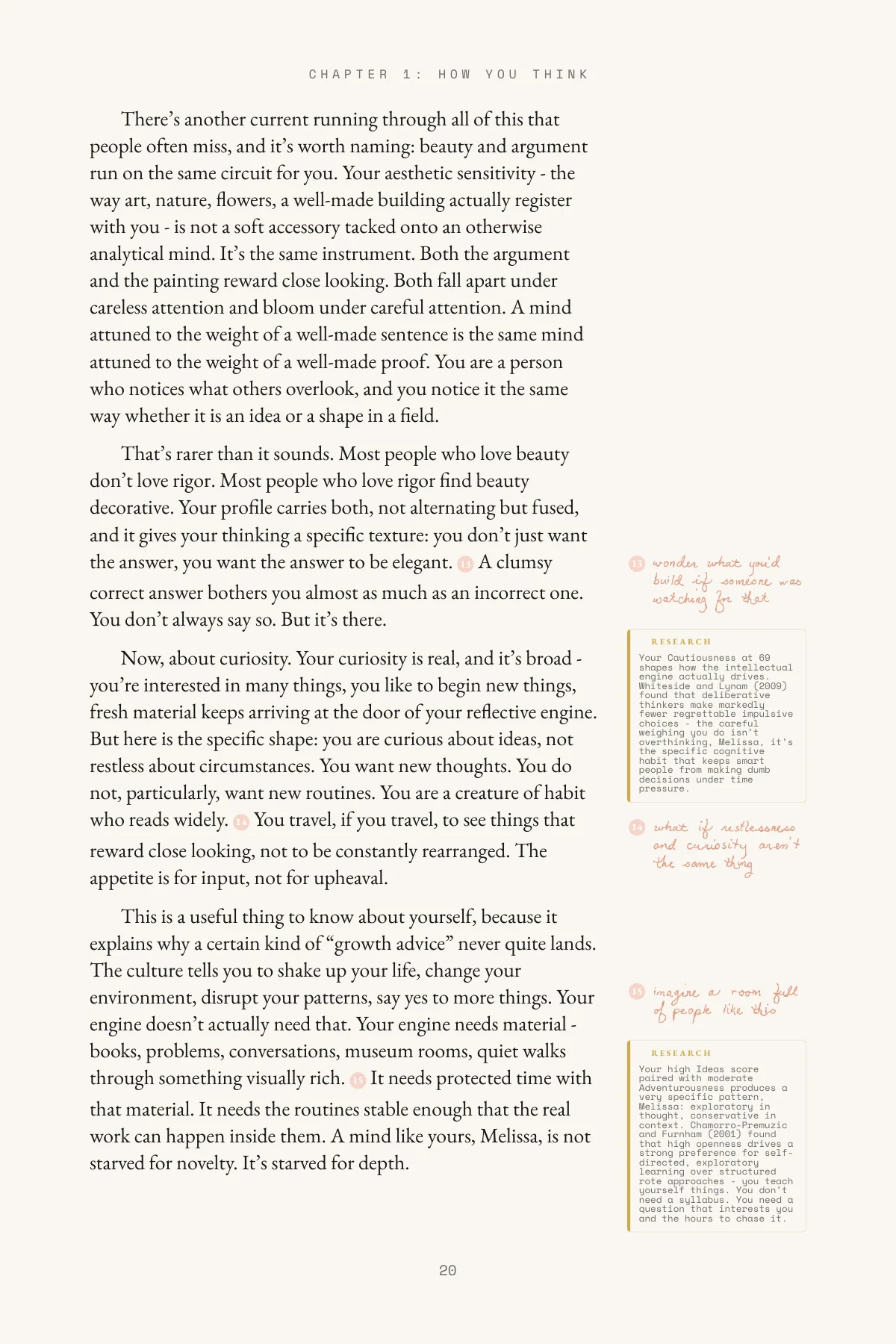 Sample page: How You Think chapter